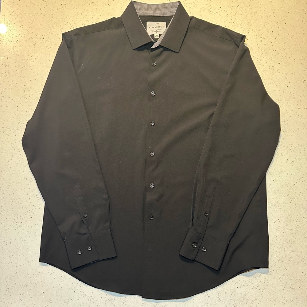 Men's Slim-Fit Solid Performance Stretch Cooling … - image 1